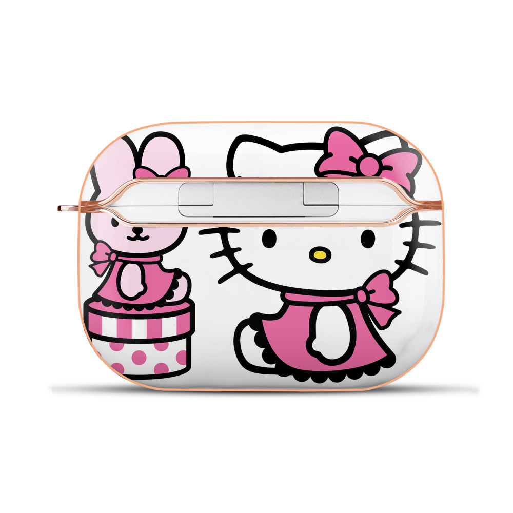 （画像用） Hello Kitty ハローキティ 【AirPods Pro用】ハードシェル保護ケース｜耐衝撃・防指紋・カラビナ付き商品仕様