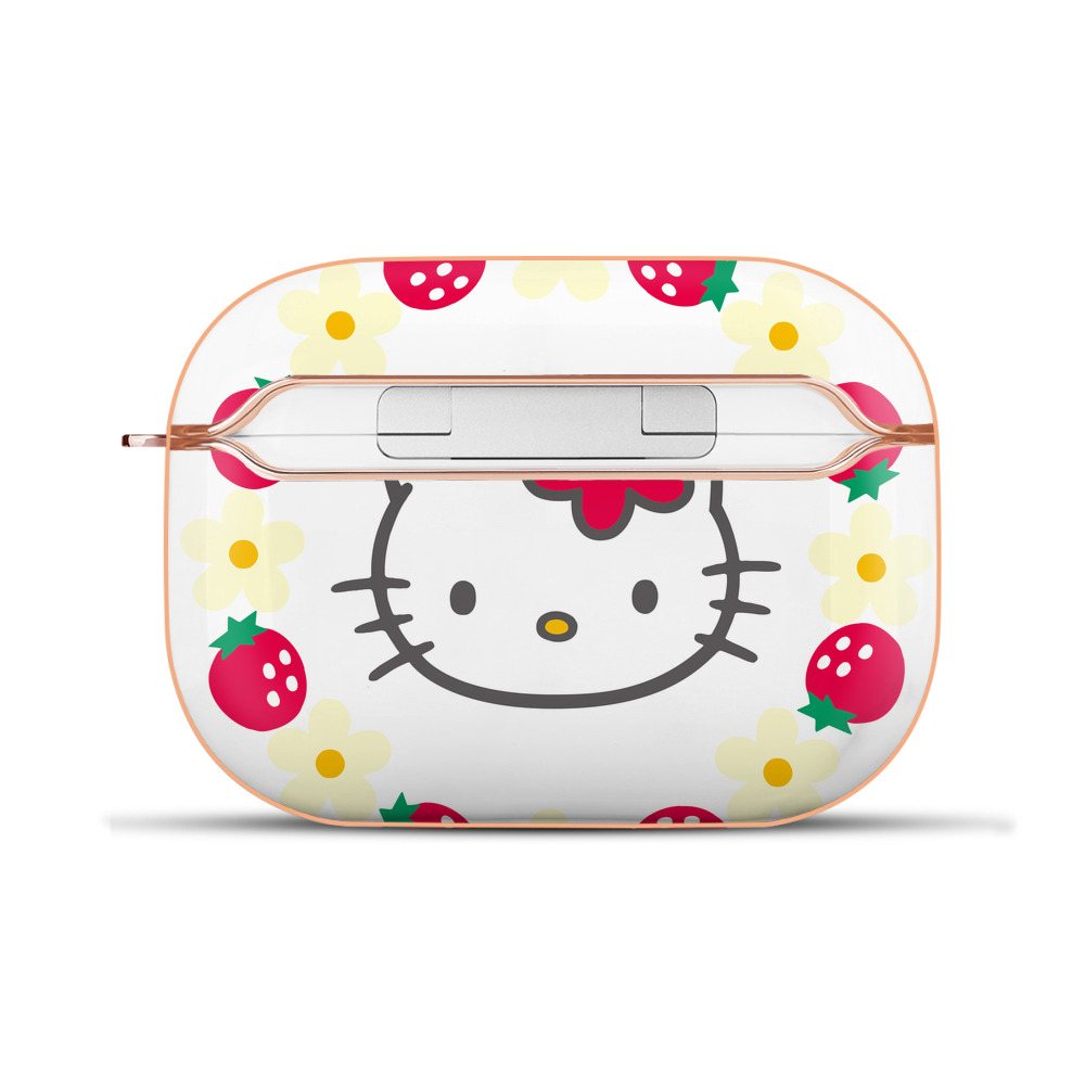 （画像用） Hello Kitty ハローキティ 【AirPods Pro用】ハードシェル保護ケース｜耐衝撃・防指紋・カラビナ付き商品仕様
