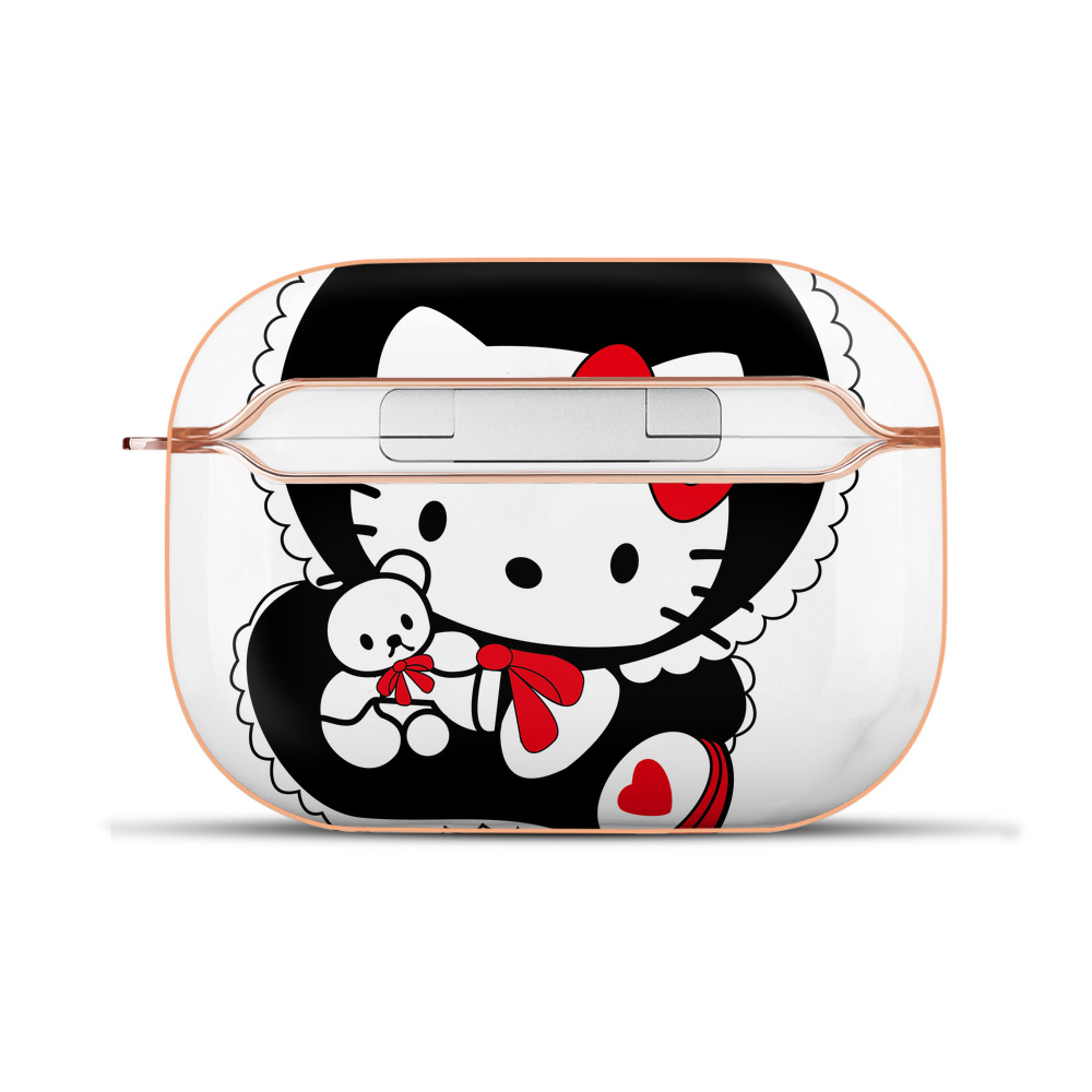 （画像用） Hello Kitty ハローキティ 【AirPods Pro用】ハードシェル保護ケース｜耐衝撃・防指紋・カラビナ付き商品仕様
