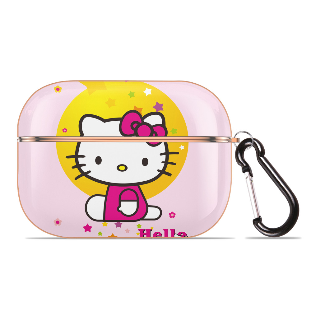 （画像用） Hello Kitty ハローキティ 【AirPods Pro用】ハードシェル保護ケース｜耐衝撃・防指紋・カラビナ付き商品仕様
