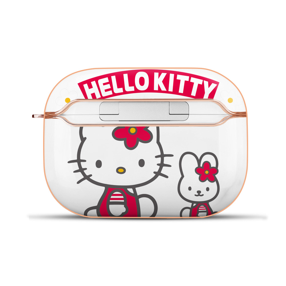 （画像用） Hello Kitty ハローキティ 【AirPods Pro用】ハードシェル保護ケース｜耐衝撃・防指紋・カラビナ付き商品仕様