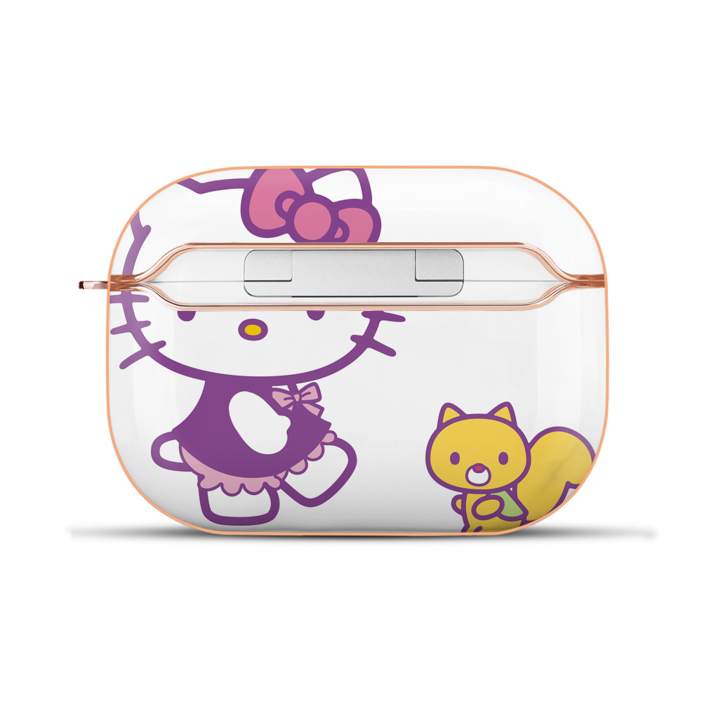 （画像用） Hello Kitty ハローキティ 【AirPods Pro用】ハードシェル保護ケース｜耐衝撃・防指紋・カラビナ付き商品仕様