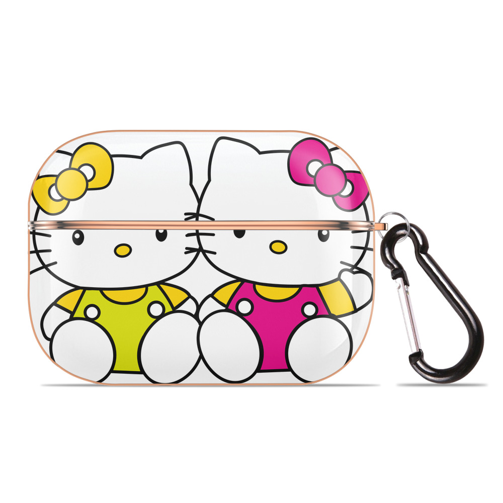 （画像用） Hello Kitty ハローキティ 【AirPods Pro用】ハードシェル保護ケース｜耐衝撃・防指紋・カラビナ付き商品仕様