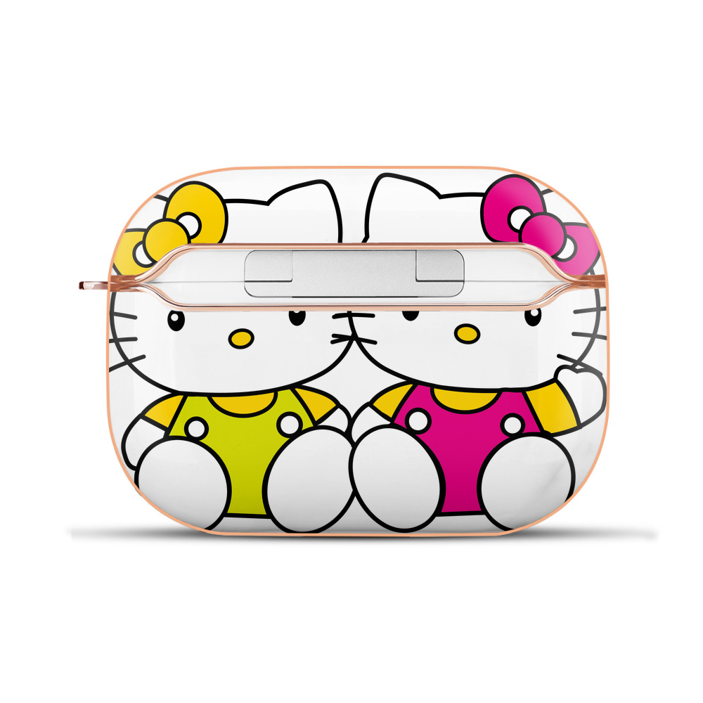 （画像用） Hello Kitty ハローキティ 【AirPods Pro用】ハードシェル保護ケース｜耐衝撃・防指紋・カラビナ付き商品仕様