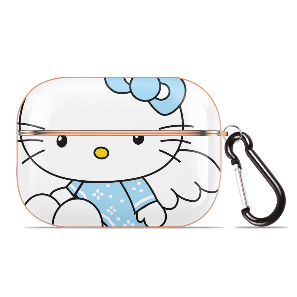 （画像用） Hello Kitty ハローキティ 【AirPods Pro用】ハードシェル保護ケース｜耐衝撃・防指紋・カラビナ付き商品仕様