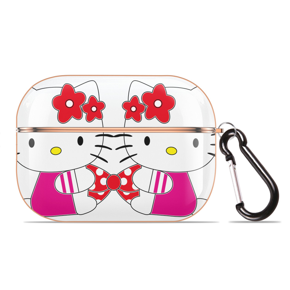 （画像用） Hello Kitty ハローキティ 【AirPods Pro用】ハードシェル保護ケース｜耐衝撃・防指紋・カラビナ付き商品仕様