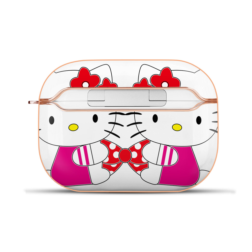 （画像用） Hello Kitty ハローキティ 【AirPods Pro用】ハードシェル保護ケース｜耐衝撃・防指紋・カラビナ付き商品仕様