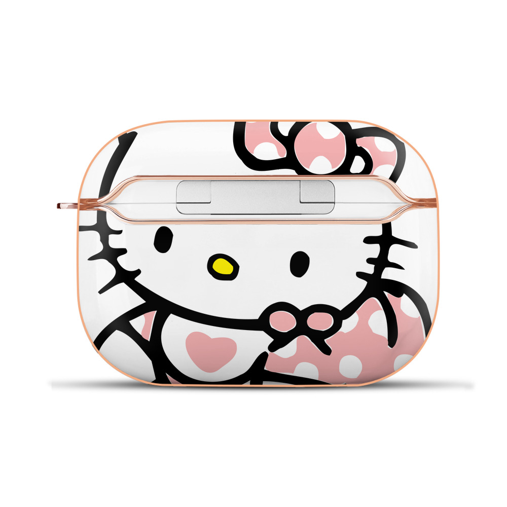 （画像用） Hello Kitty ハローキティ 【AirPods Pro用】ハードシェル保護ケース｜耐衝撃・防指紋・カラビナ付き商品仕様