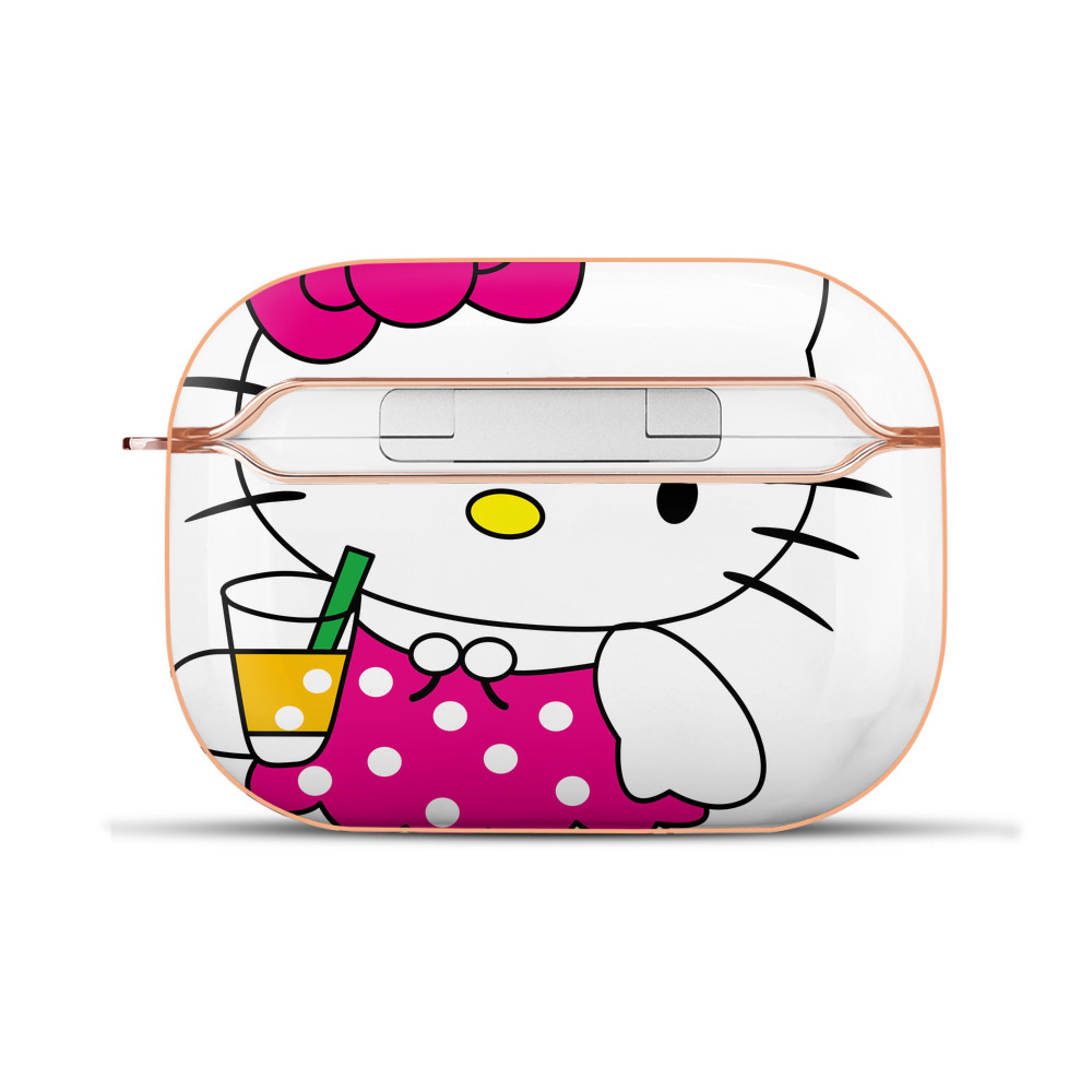 （画像用） Hello Kitty ハローキティ 【AirPods Pro用】ハードシェル保護ケース｜耐衝撃・防指紋・カラビナ付き商品仕様