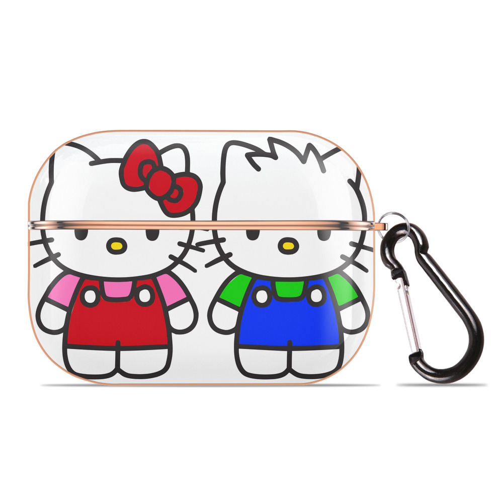 （画像用） Hello Kitty ハローキティ 【AirPods Pro用】ハードシェル保護ケース｜耐衝撃・防指紋・カラビナ付き商品仕様