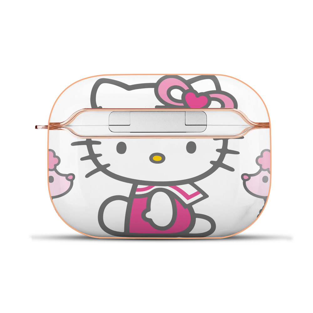 （画像用） Hello Kitty ハローキティ 【AirPods Pro用】ハードシェル保護ケース｜耐衝撃・防指紋・カラビナ付き商品仕様