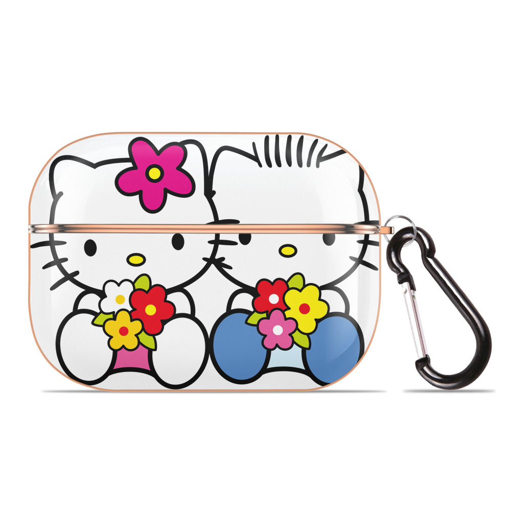 （画像用） Hello Kitty ハローキティ 【AirPods Pro用】ハードシェル保護ケース｜耐衝撃・防指紋・カラビナ付き商品仕様