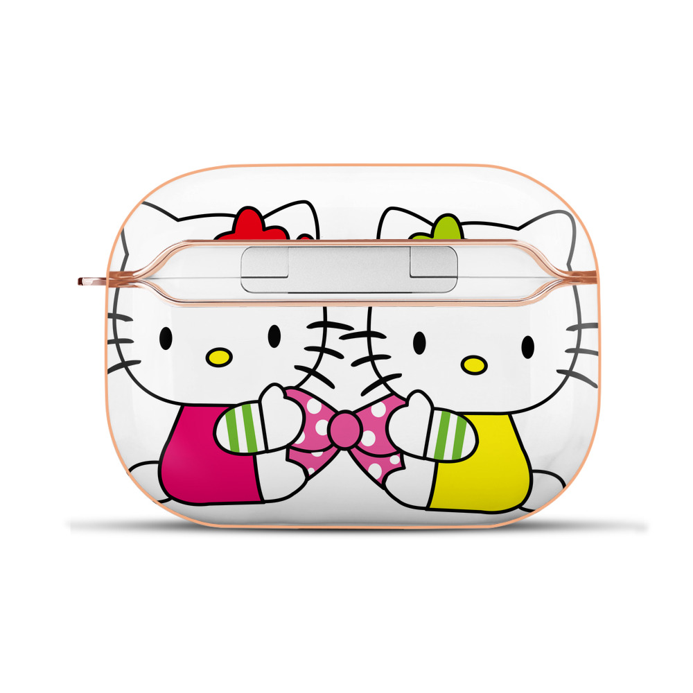 （画像用） Hello Kitty ハローキティ 【AirPods Pro用】ハードシェル保護ケース｜耐衝撃・防指紋・カラビナ付き商品仕様