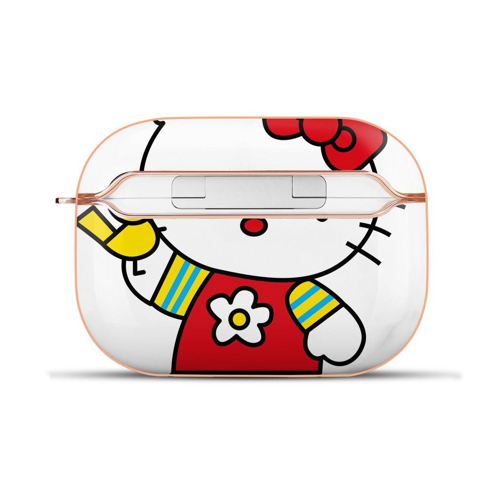 （画像用） Hello Kitty ハローキティ 【AirPods Pro用】ハードシェル保護ケース｜耐衝撃・防指紋・カラビナ付き商品仕様