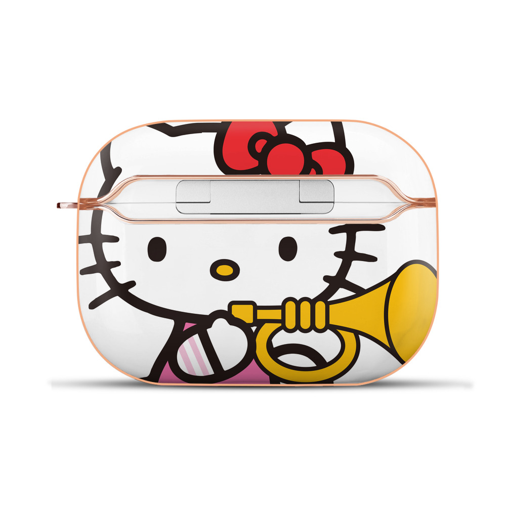 （画像用） Hello Kitty ハローキティ 【AirPods Pro用】ハードシェル保護ケース｜耐衝撃・防指紋・カラビナ付き商品仕様