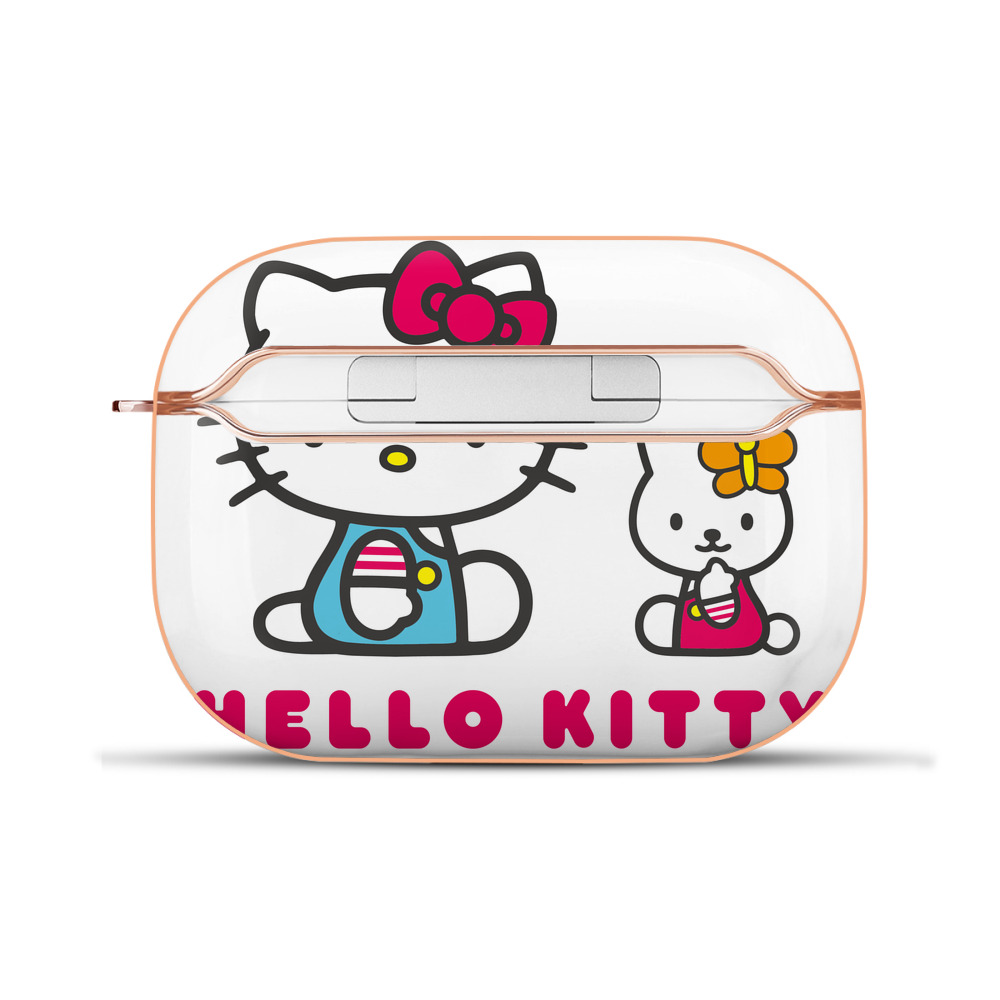 （画像用） Hello Kitty ハローキティ 【AirPods Pro用】ハードシェル保護ケース｜耐衝撃・防指紋・カラビナ付き商品仕様