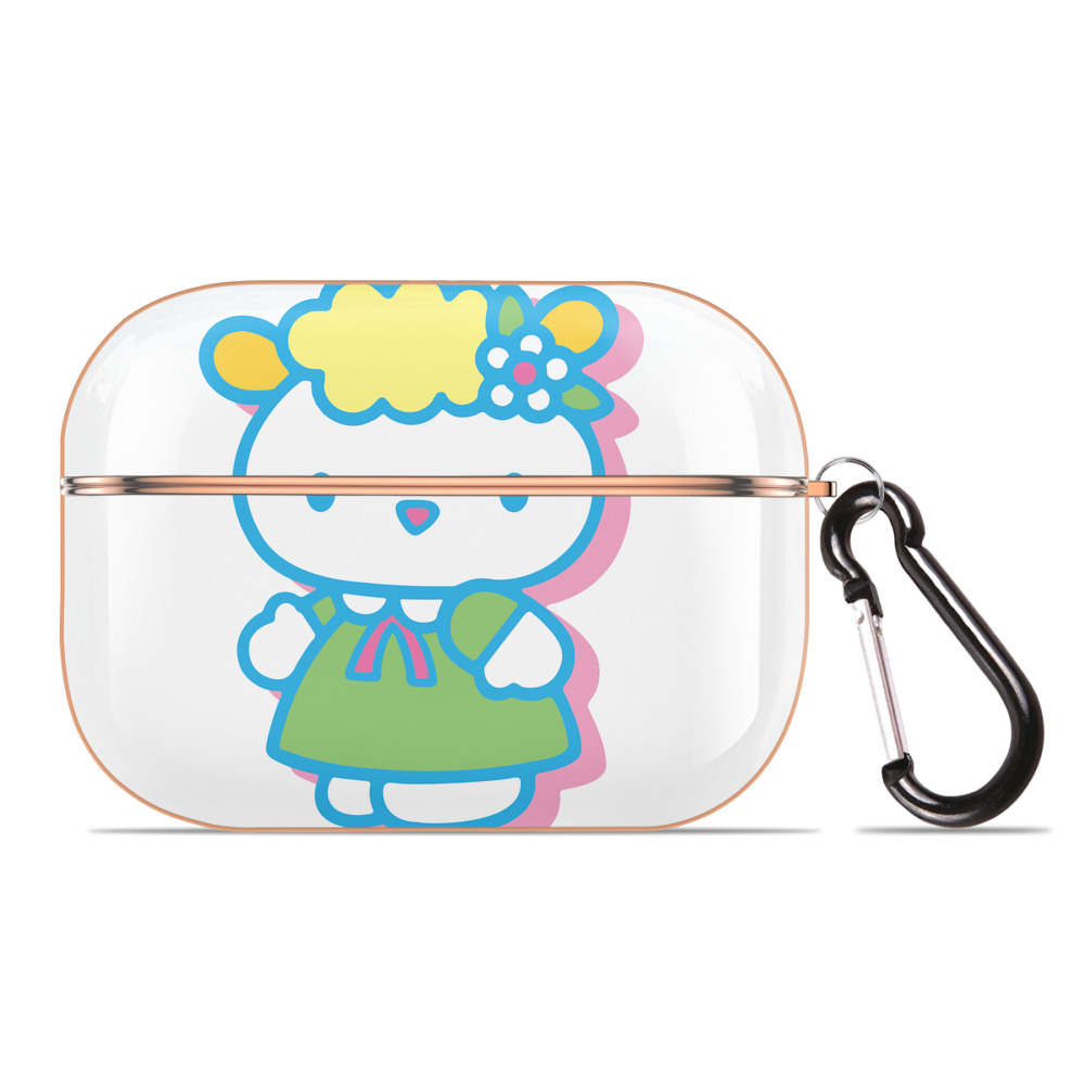 （画像用） Hello Kitty ハローキティ 【AirPods Pro用】ハードシェル保護ケース｜耐衝撃・防指紋・カラビナ付き商品仕様