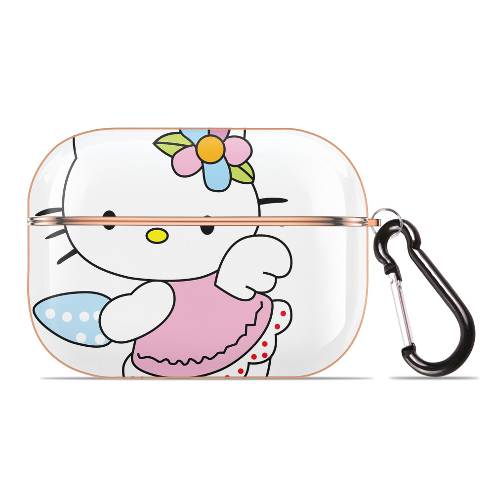 （画像用） Hello Kitty ハローキティ 【AirPods Pro用】ハードシェル保護ケース｜耐衝撃・防指紋・カラビナ付き商品仕様