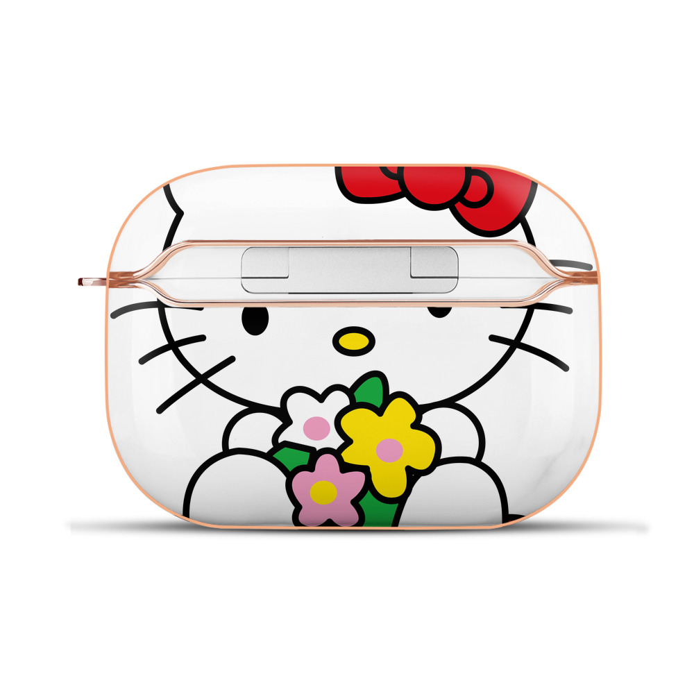 （画像用） Hello Kitty ハローキティ 【AirPods Pro用】ハードシェル保護ケース｜耐衝撃・防指紋・カラビナ付き商品仕様