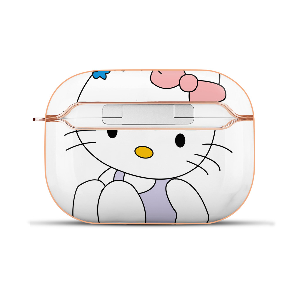 （画像用） Hello Kitty ハローキティ 【AirPods Pro用】ハードシェル保護ケース｜耐衝撃・防指紋・カラビナ付き商品仕様