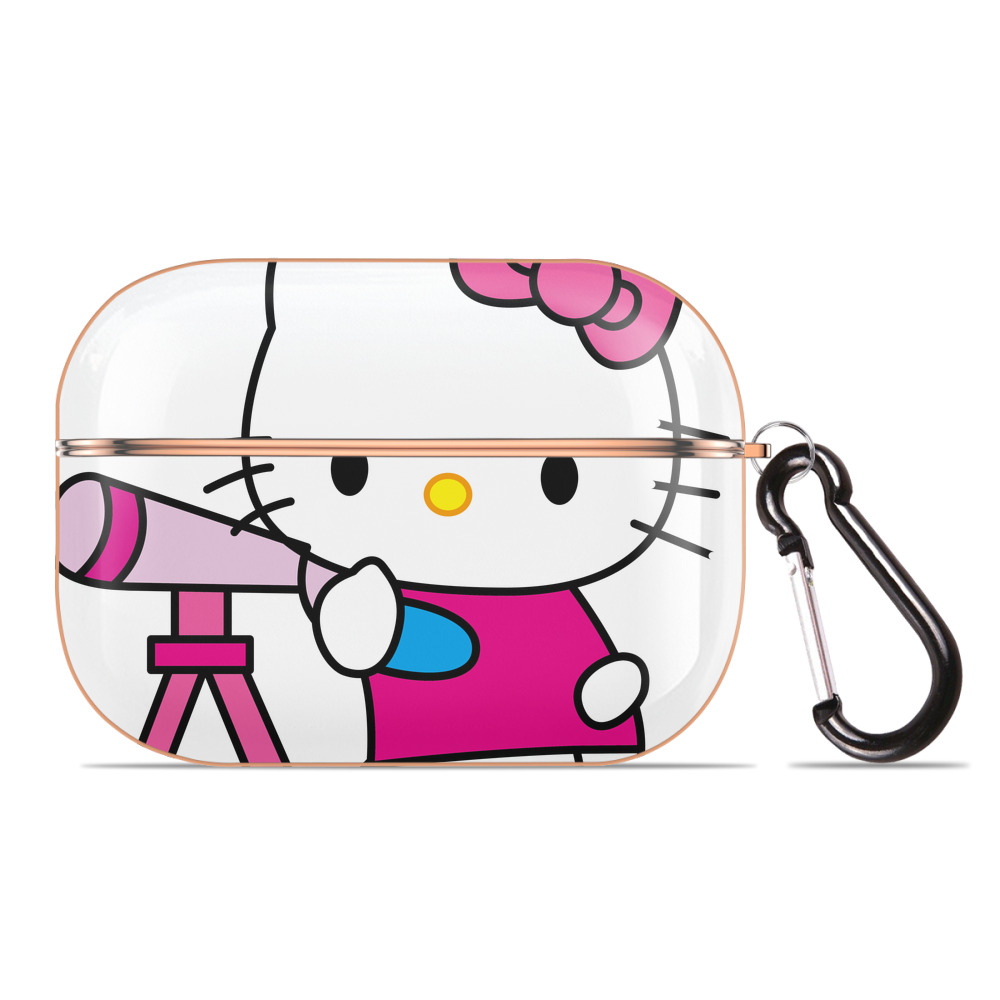 （画像用） Hello Kitty ハローキティ 【AirPods Pro用】ハードシェル保護ケース｜耐衝撃・防指紋・カラビナ付き商品仕様
