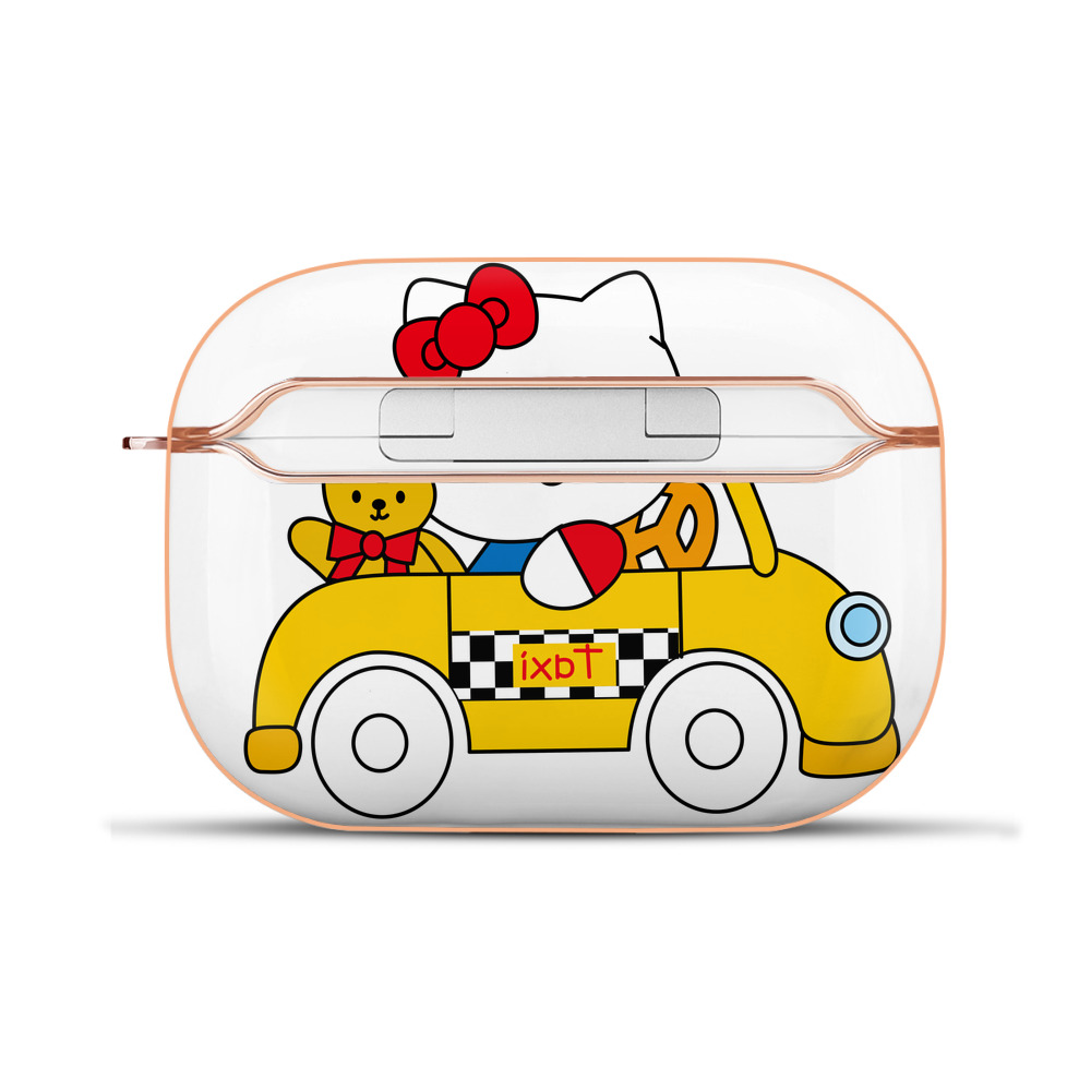 （画像用） Hello Kitty ハローキティ 【AirPods Pro用】ハードシェル保護ケース｜耐衝撃・防指紋・カラビナ付き商品仕様