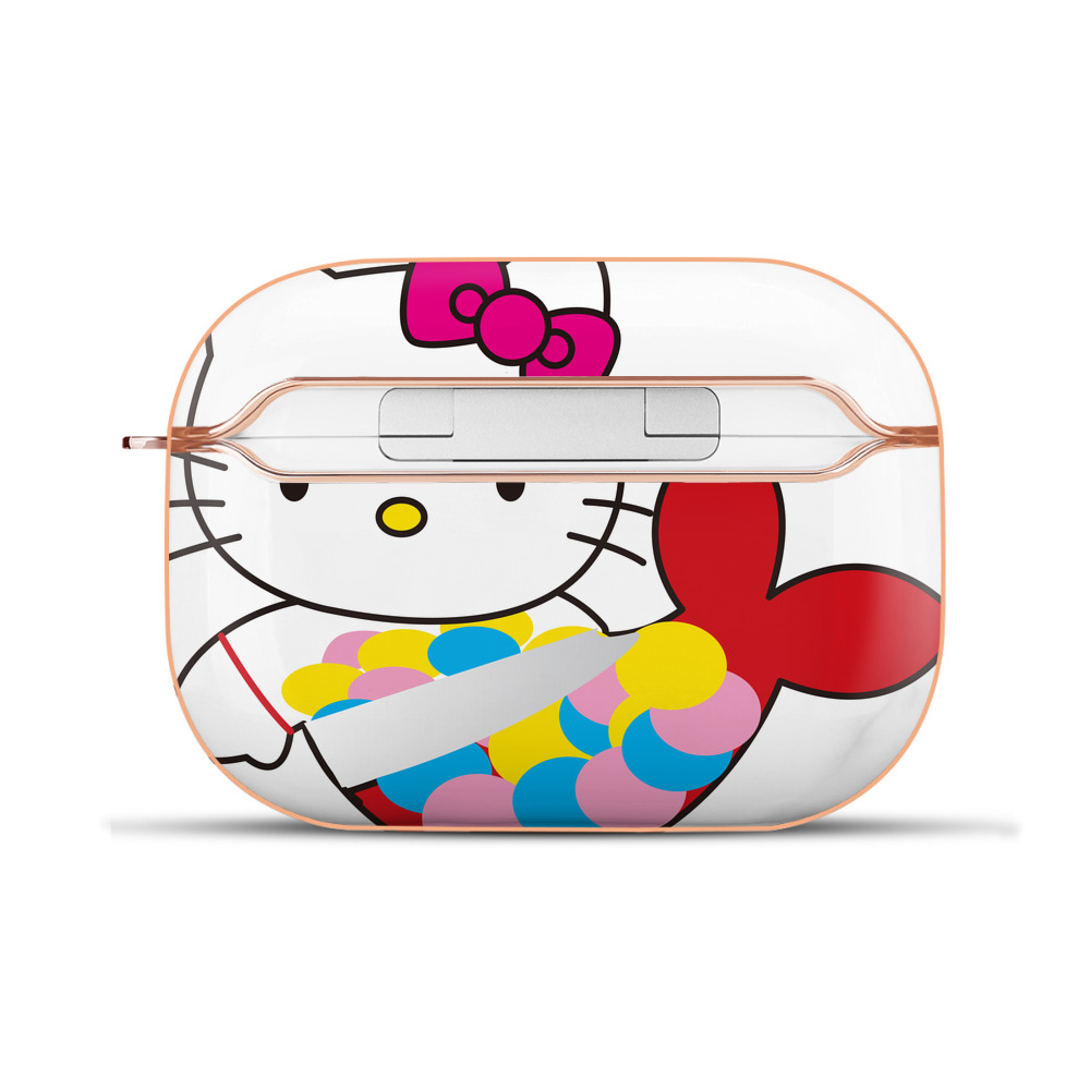 （画像用） Hello Kitty ハローキティ 【AirPods Pro用】ハードシェル保護ケース｜耐衝撃・防指紋・カラビナ付き商品仕様