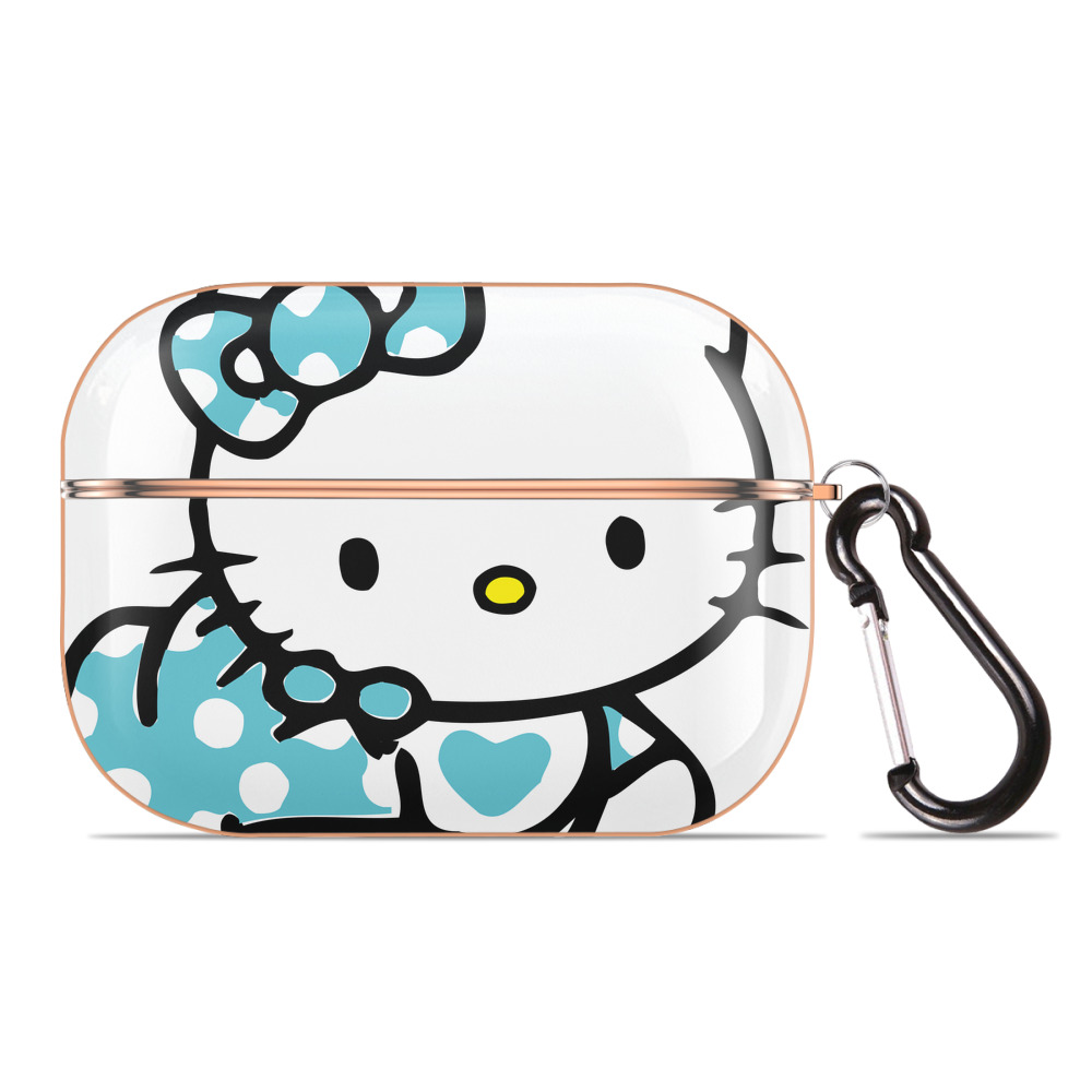 （画像用） Hello Kitty ハローキティ 【AirPods Pro用】ハードシェル保護ケース｜耐衝撃・防指紋・カラビナ付き商品仕様