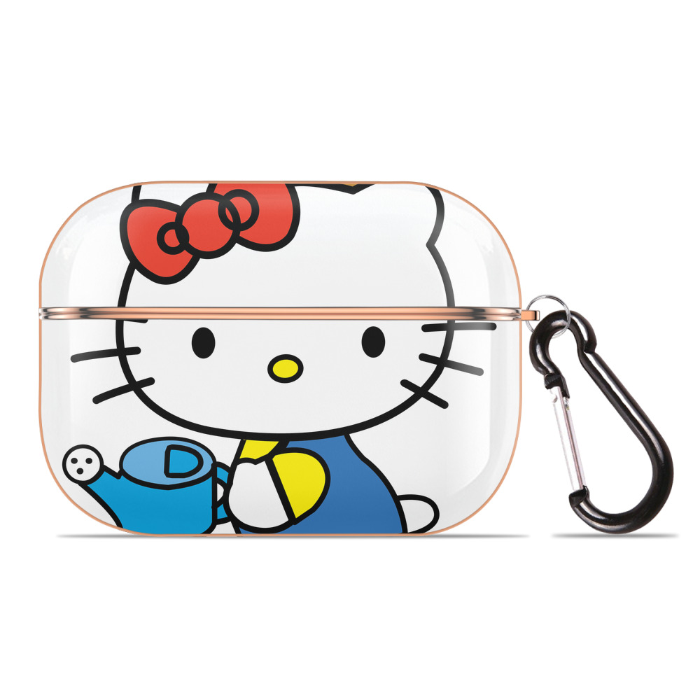 （画像用） Hello Kitty ハローキティ 【AirPods Pro用】ハードシェル保護ケース｜耐衝撃・防指紋・カラビナ付き商品仕様