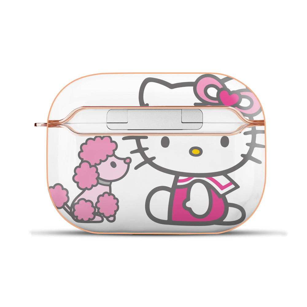 （画像用） Hello Kitty ハローキティ 【AirPods Pro用】ハードシェル保護ケース｜耐衝撃・防指紋・カラビナ付き商品仕様