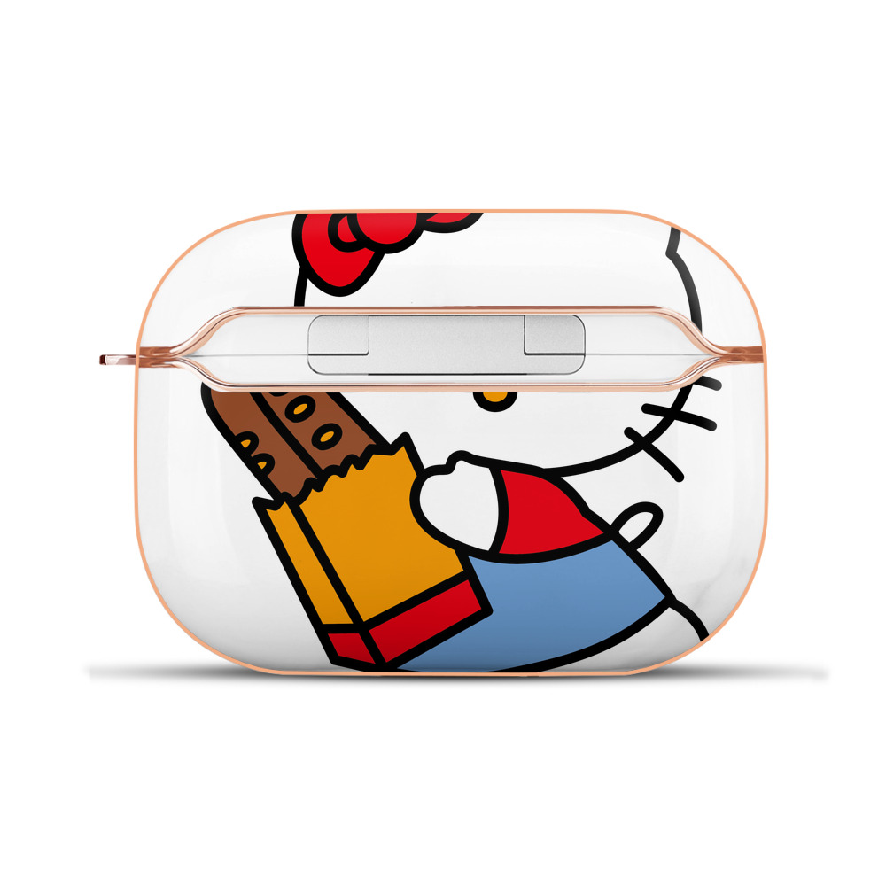 （画像用） Hello Kitty ハローキティ 【AirPods Pro用】ハードシェル保護ケース｜耐衝撃・防指紋・カラビナ付き商品仕様