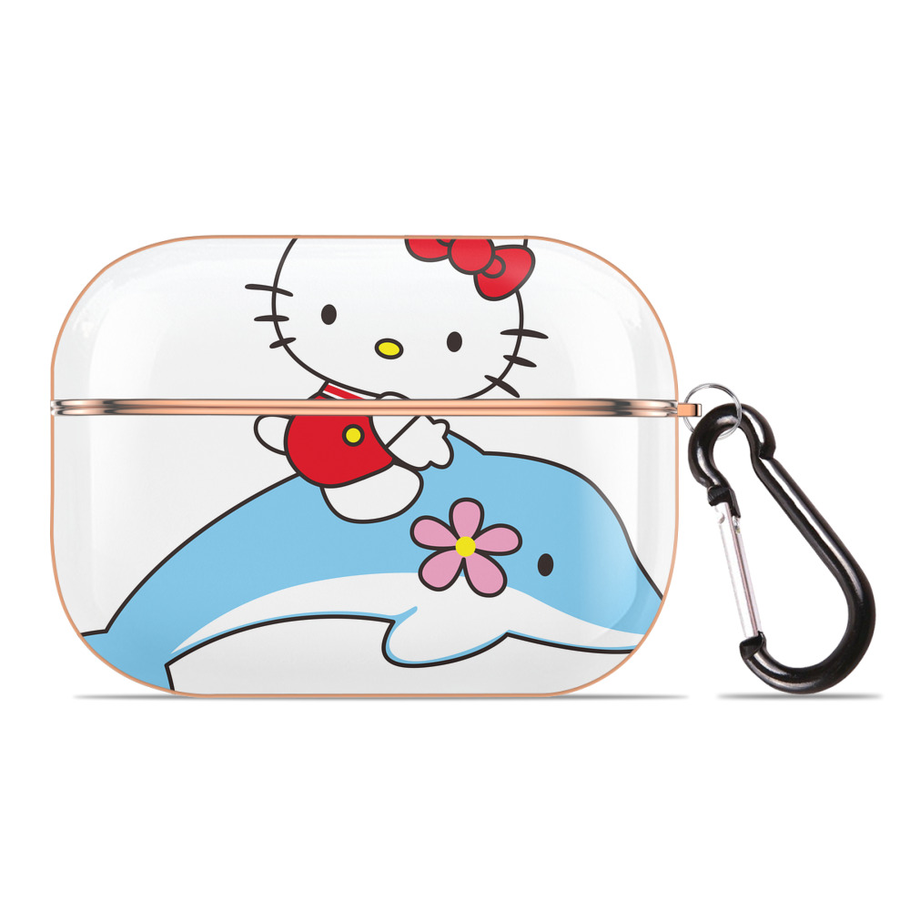 （画像用） Hello Kitty ハローキティ 【AirPods Pro用】ハードシェル保護ケース｜耐衝撃・防指紋・カラビナ付き商品仕様