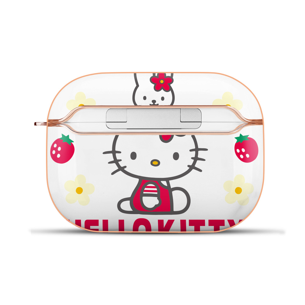 （画像用） Hello Kitty ハローキティ 【AirPods Pro用】ハードシェル保護ケース｜耐衝撃・防指紋・カラビナ付き商品仕様