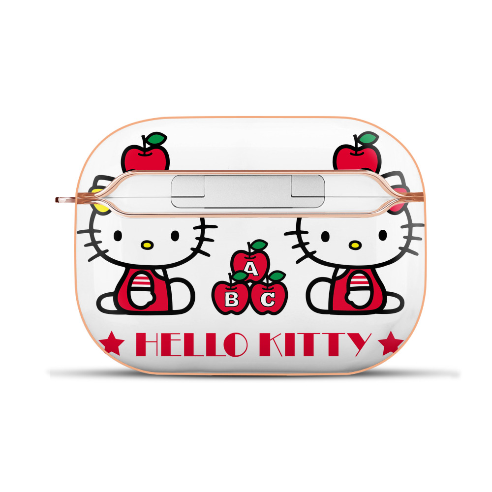 （画像用） Hello Kitty ハローキティ 【AirPods Pro用】ハードシェル保護ケース｜耐衝撃・防指紋・カラビナ付き商品仕様