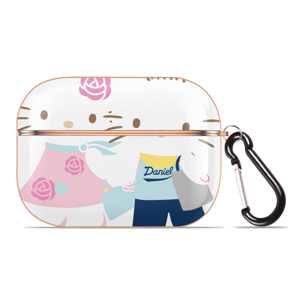 （画像用） Hello Kitty ハローキティ 【AirPods Pro用】ハードシェル保護ケース｜耐衝撃・防指紋・カラビナ付き商品仕様