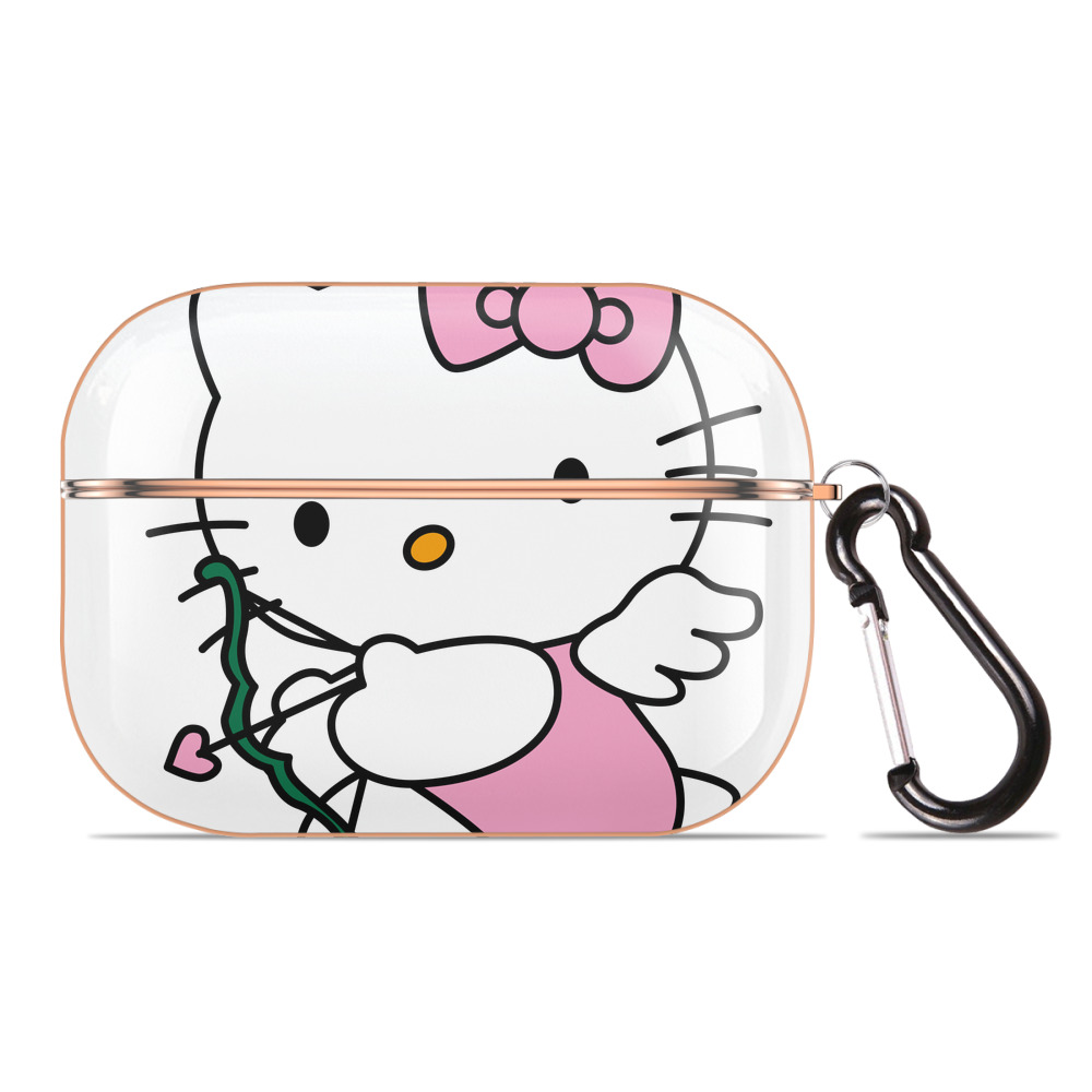（画像用） Hello Kitty ハローキティ 【AirPods Pro用】ハードシェル保護ケース｜耐衝撃・防指紋・カラビナ付き商品仕様