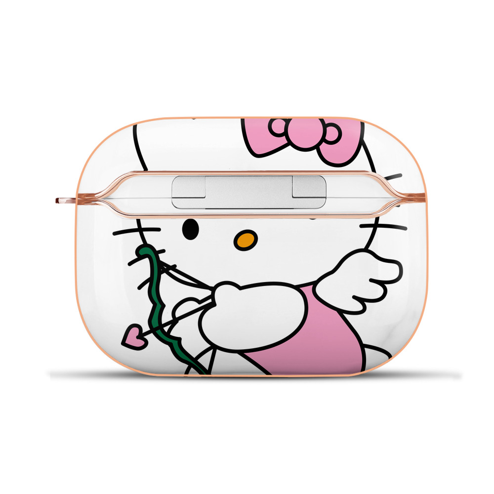（画像用） Hello Kitty ハローキティ 【AirPods Pro用】ハードシェル保護ケース｜耐衝撃・防指紋・カラビナ付き商品仕様