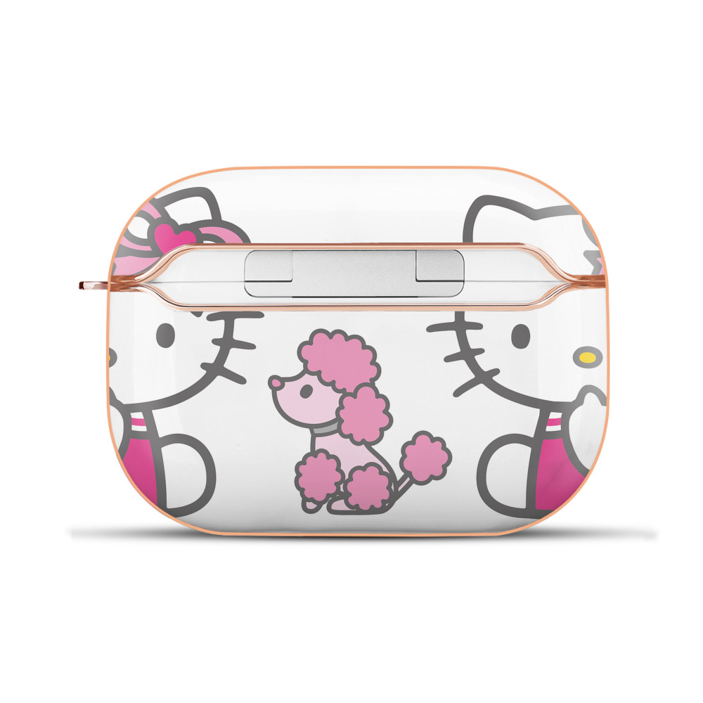 （画像用） Hello Kitty ハローキティ 【AirPods Pro用】ハードシェル保護ケース｜耐衝撃・防指紋・カラビナ付き商品仕様