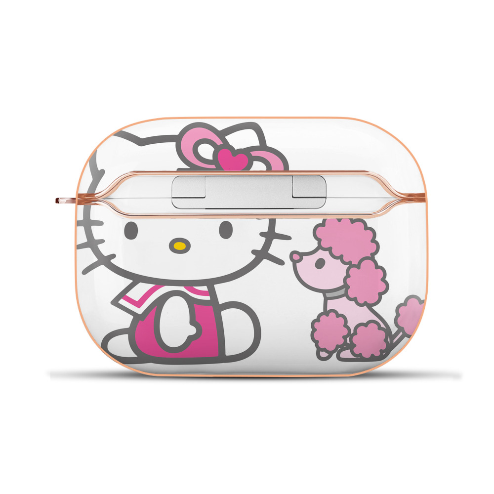 （画像用） Hello Kitty ハローキティ 【AirPods Pro用】ハードシェル保護ケース｜耐衝撃・防指紋・カラビナ付き商品仕様