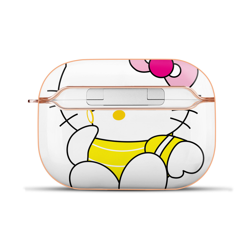 （画像用） Hello Kitty ハローキティ 【AirPods Pro用】ハードシェル保護ケース｜耐衝撃・防指紋・カラビナ付き商品仕様