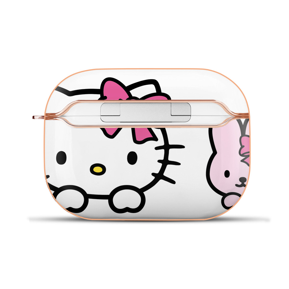 （画像用） Hello Kitty ハローキティ 【AirPods Pro用】ハードシェル保護ケース｜耐衝撃・防指紋・カラビナ付き商品仕様