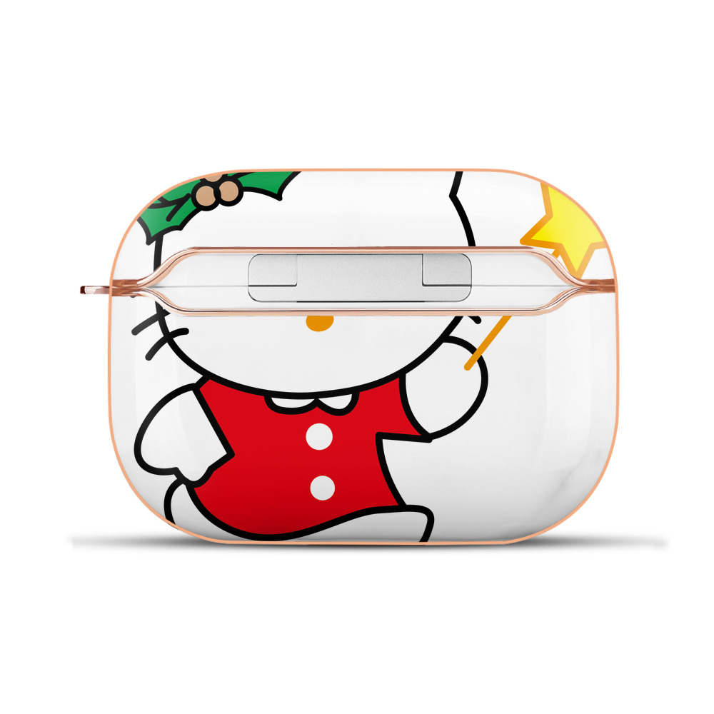 （画像用） Hello Kitty ハローキティ 【AirPods Pro用】ハードシェル保護ケース｜耐衝撃・防指紋・カラビナ付き商品仕様