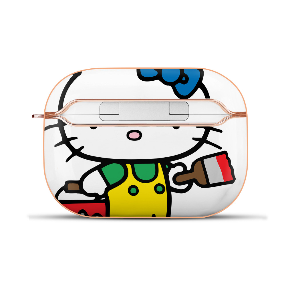 （画像用） Hello Kitty ハローキティ 【AirPods Pro用】ハードシェル保護ケース｜耐衝撃・防指紋・カラビナ付き商品仕様