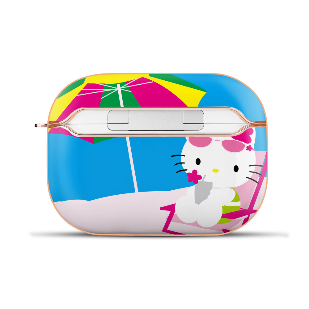 （画像用） Hello Kitty ハローキティ 【AirPods Pro用】ハードシェル保護ケース｜耐衝撃・防指紋・カラビナ付き商品仕様