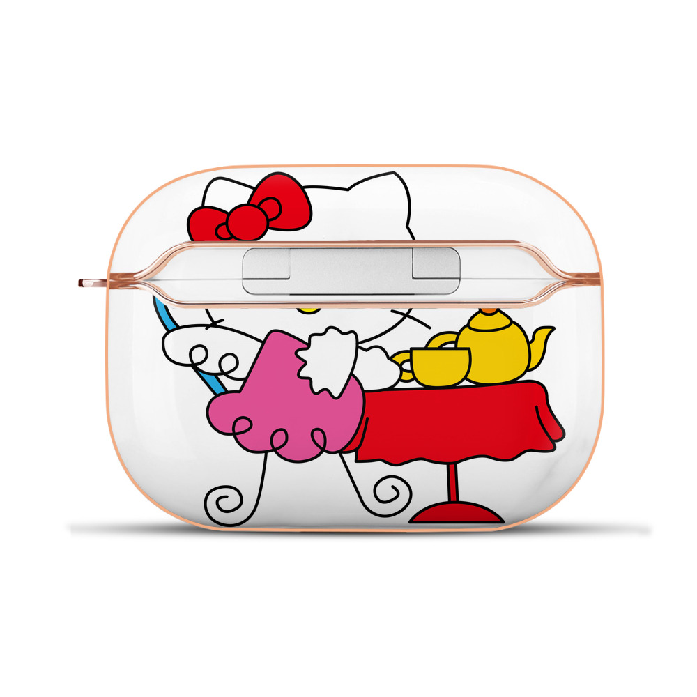 （画像用） Hello Kitty ハローキティ 【AirPods Pro用】ハードシェル保護ケース｜耐衝撃・防指紋・カラビナ付き商品仕様
