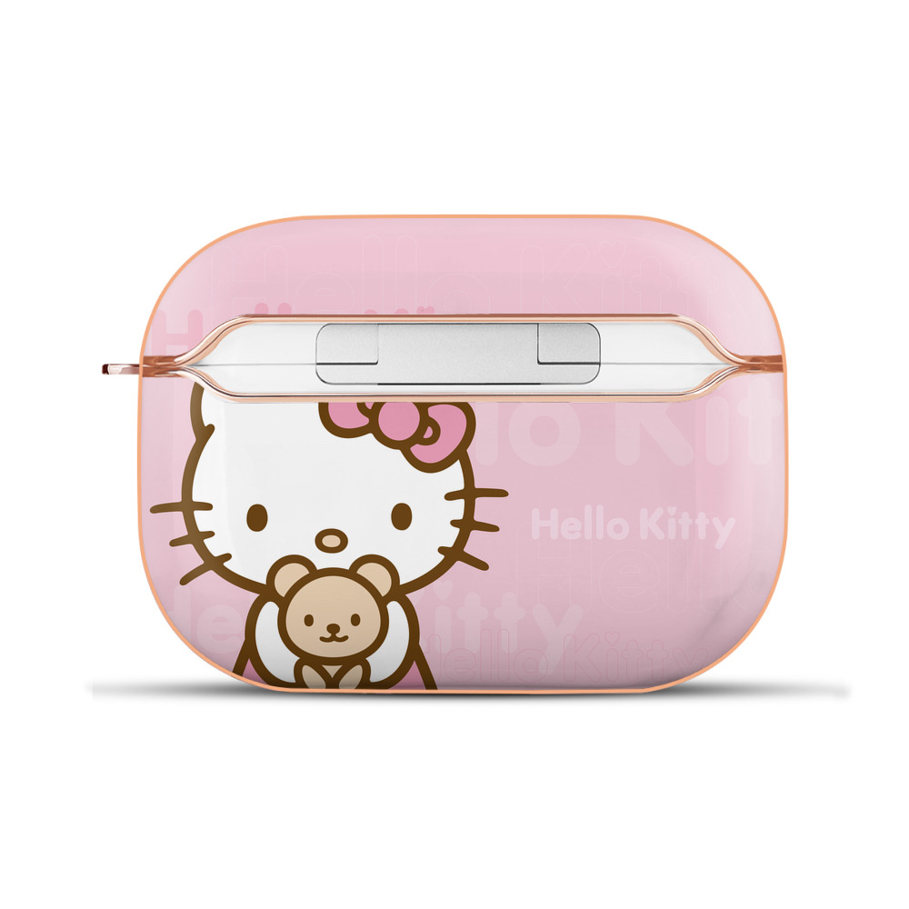 （画像用） Hello Kitty ハローキティ 【AirPods Pro用】ハードシェル保護ケース｜耐衝撃・防指紋・カラビナ付き商品仕様