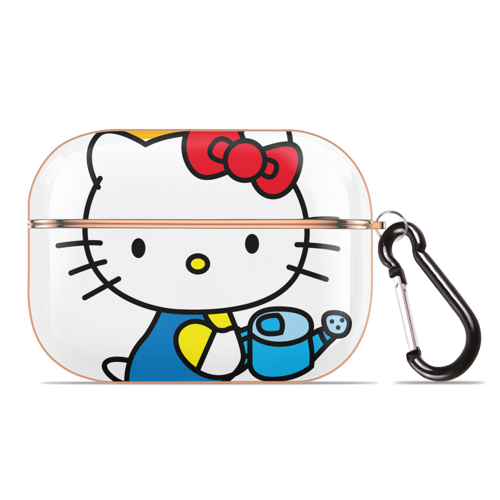 （画像用） Hello Kitty ハローキティ 【AirPods Pro用】ハードシェル保護ケース｜耐衝撃・防指紋・カラビナ付き商品仕様