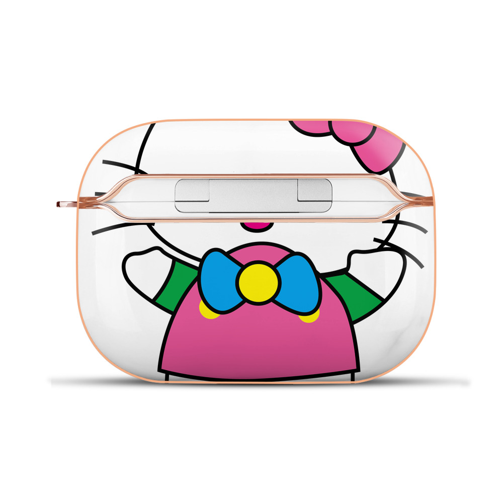 （画像用） Hello Kitty ハローキティ 【AirPods Pro用】ハードシェル保護ケース｜耐衝撃・防指紋・カラビナ付き商品仕様