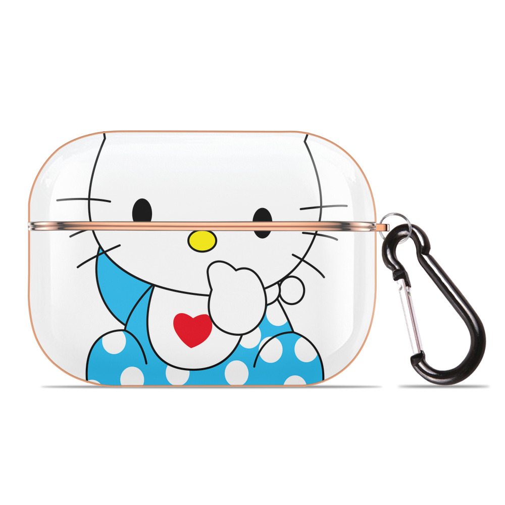 （画像用） Hello Kitty ハローキティ 【AirPods Pro用】ハードシェル保護ケース｜耐衝撃・防指紋・カラビナ付き商品仕様
