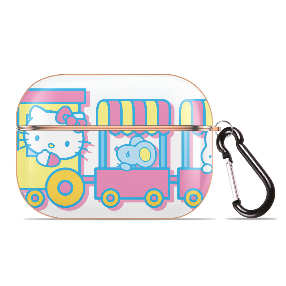 （画像用） Hello Kitty ハローキティ 【AirPods Pro用】ハードシェル保護ケース｜耐衝撃・防指紋・カラビナ付き商品仕様